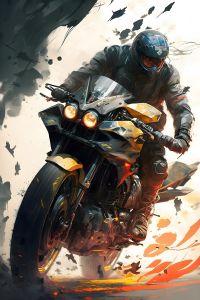 Картины с мотоциклами