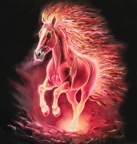 Огненный красный конь - символ 2026 