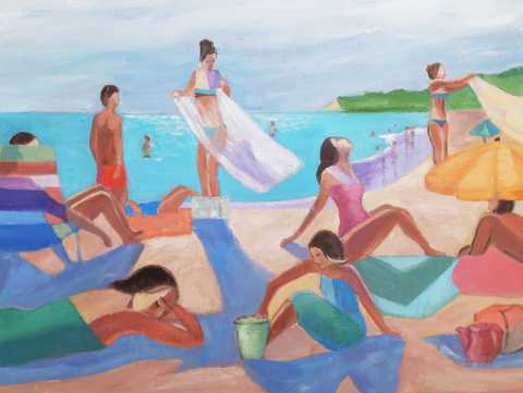 Пляж солнечный