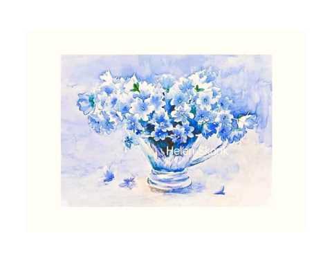 Blue flowers