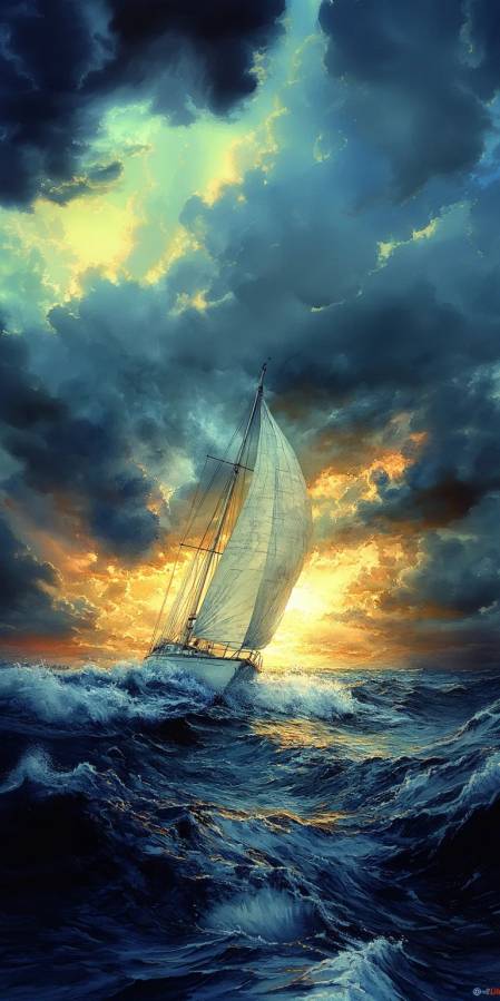 Картина маслом страсти моря качество