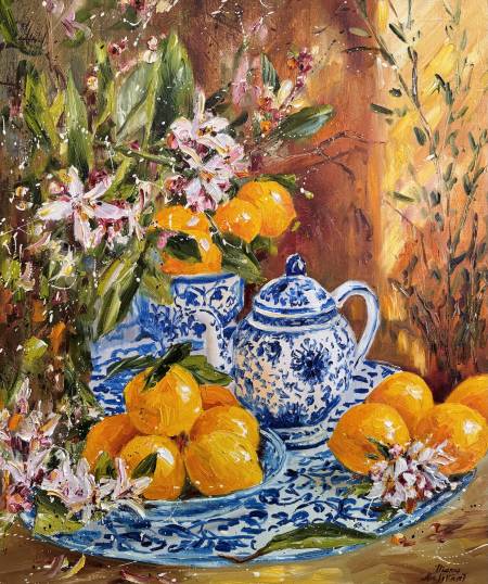 Натюрморт с лимонами