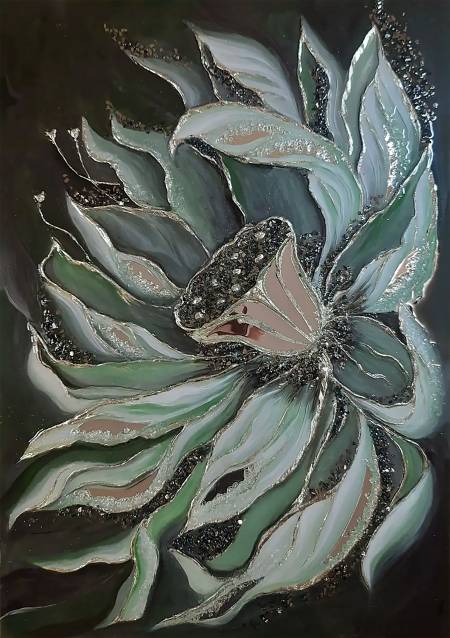 Текстурная картина Флёр