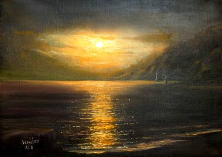 Ночь на море