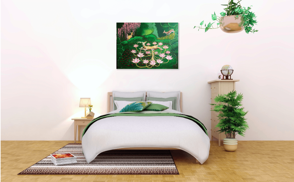 Фото на тему: Картины на стену в спальню