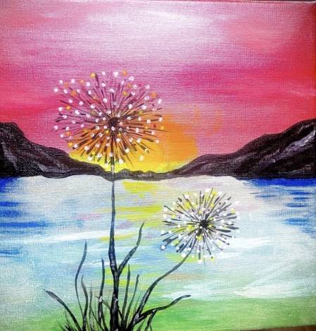Закатные одуванчики