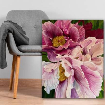 Пионы. Дуэт.