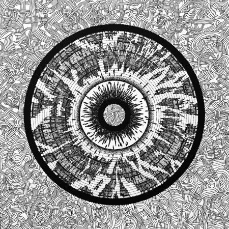 Vein Черно-белая графика с узором