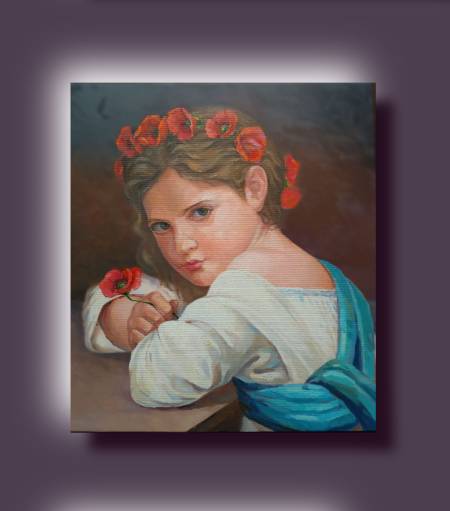 Девочка с маком