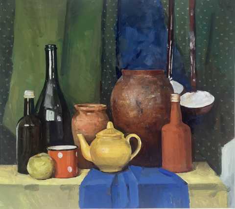Кухонный натюрморт с чайником