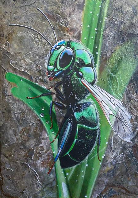 Изумрудная муха. Гиперреализм