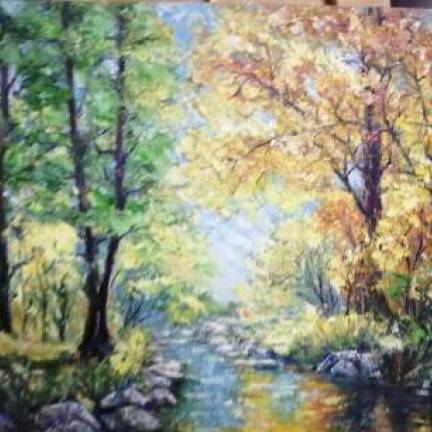 Клен в осени