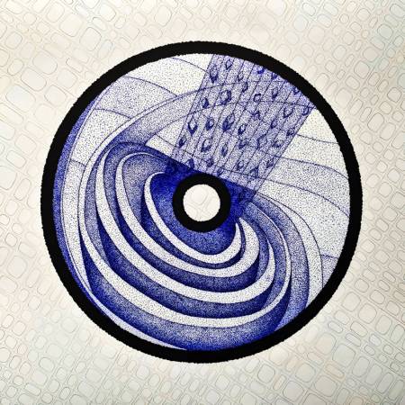 Indigo’ A3 Фантастическая космическая абстракция