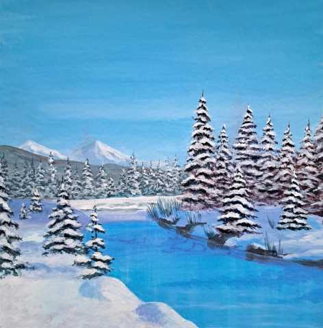 Морозный день