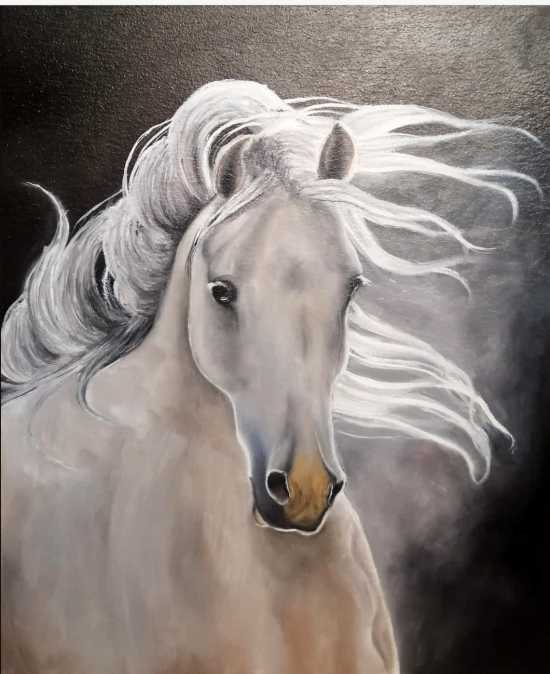 Картина маслом Лошадь