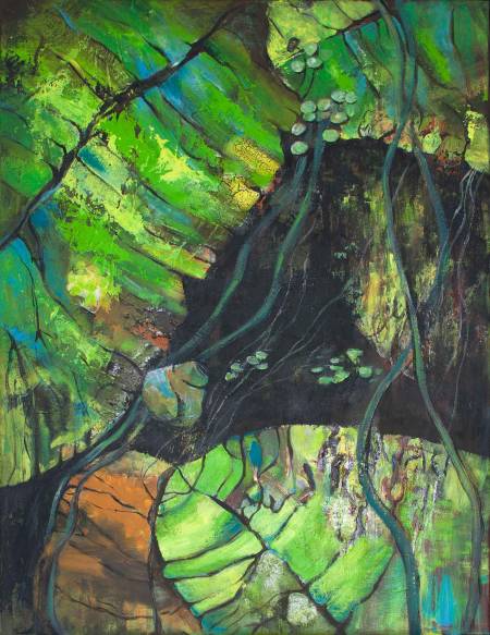 Современная абстракция природы: листья