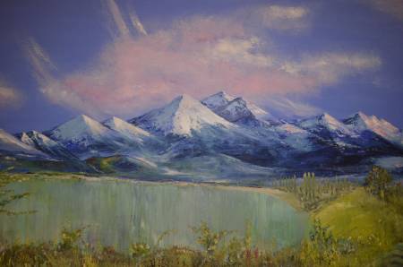 Закат в горах