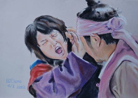 Отец и сын: сцена воспитания