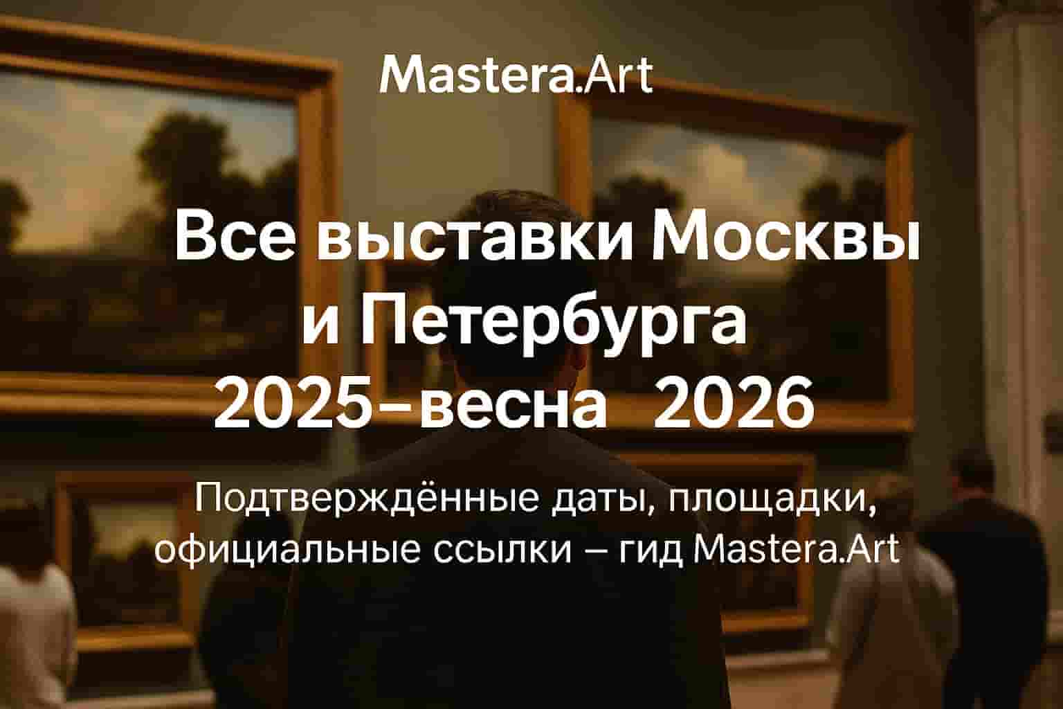 Все выставки Москвы и Петербурга 2025 – весна 2026