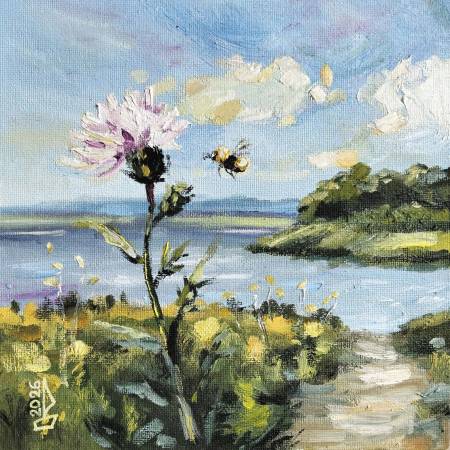 «У реки» (20х20 см)