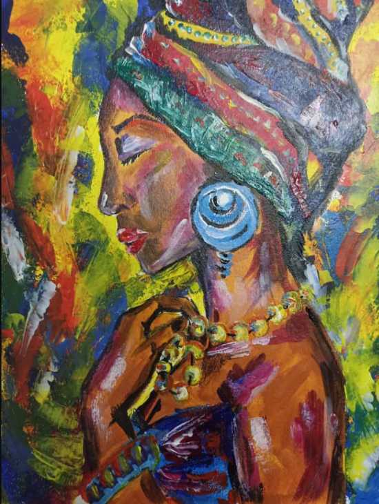 Портрет африканской девушки