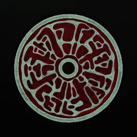 Infusion’ A3 Абстракция с узором в форме виниловой пластинки 