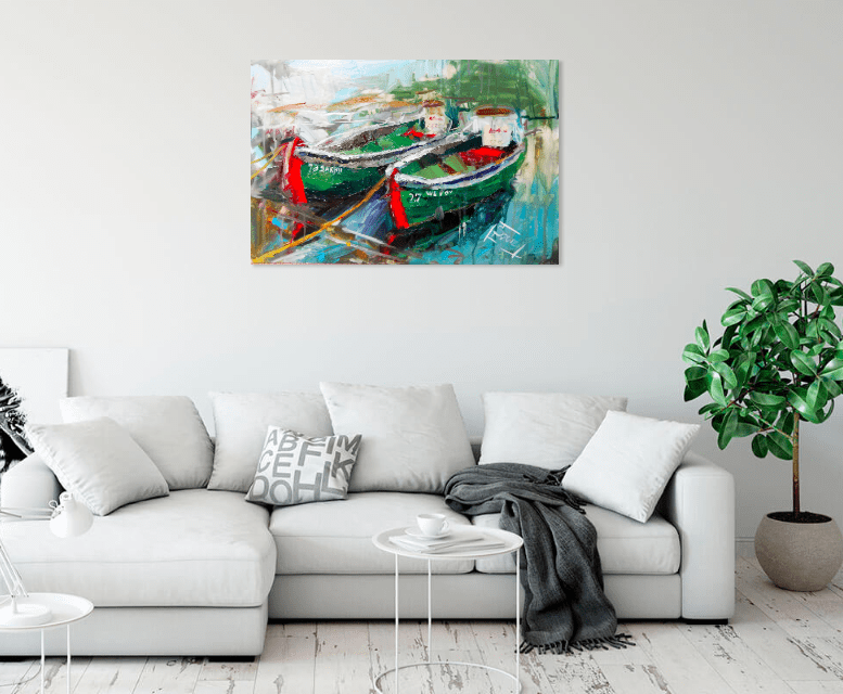 Фото на тему: Картины малых размеров в интерьере