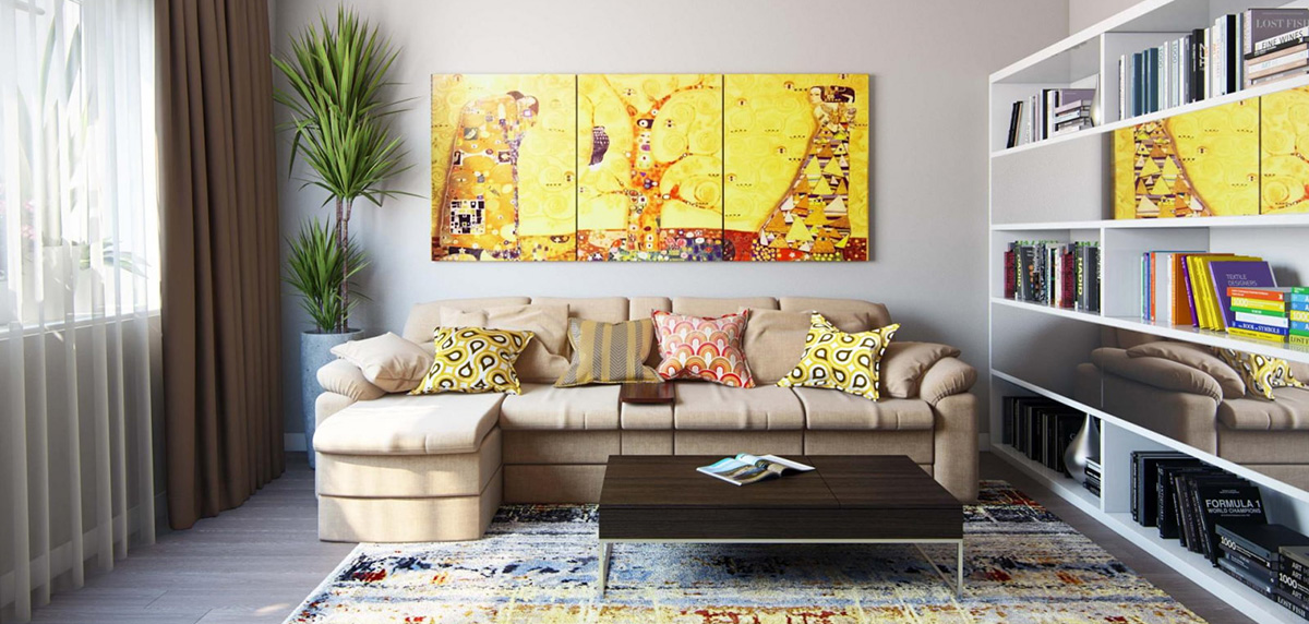 Фото на тему: Картины в гостиную