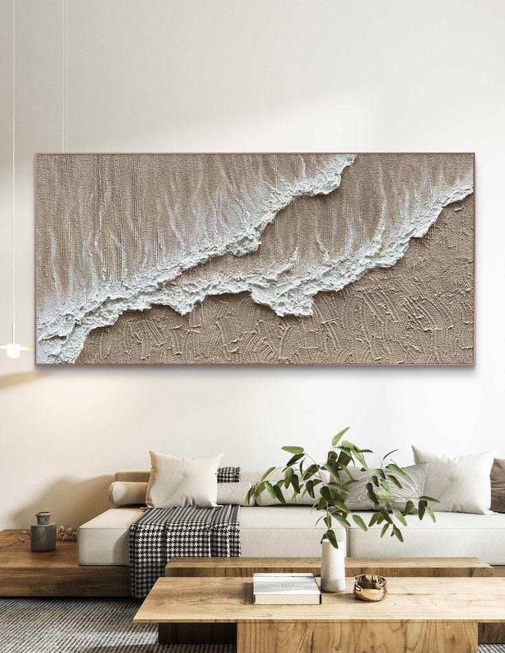 Фактурная абстракция textured art в интерьере