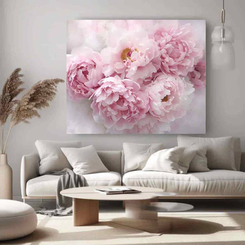 Картина в минималистичном интерьере