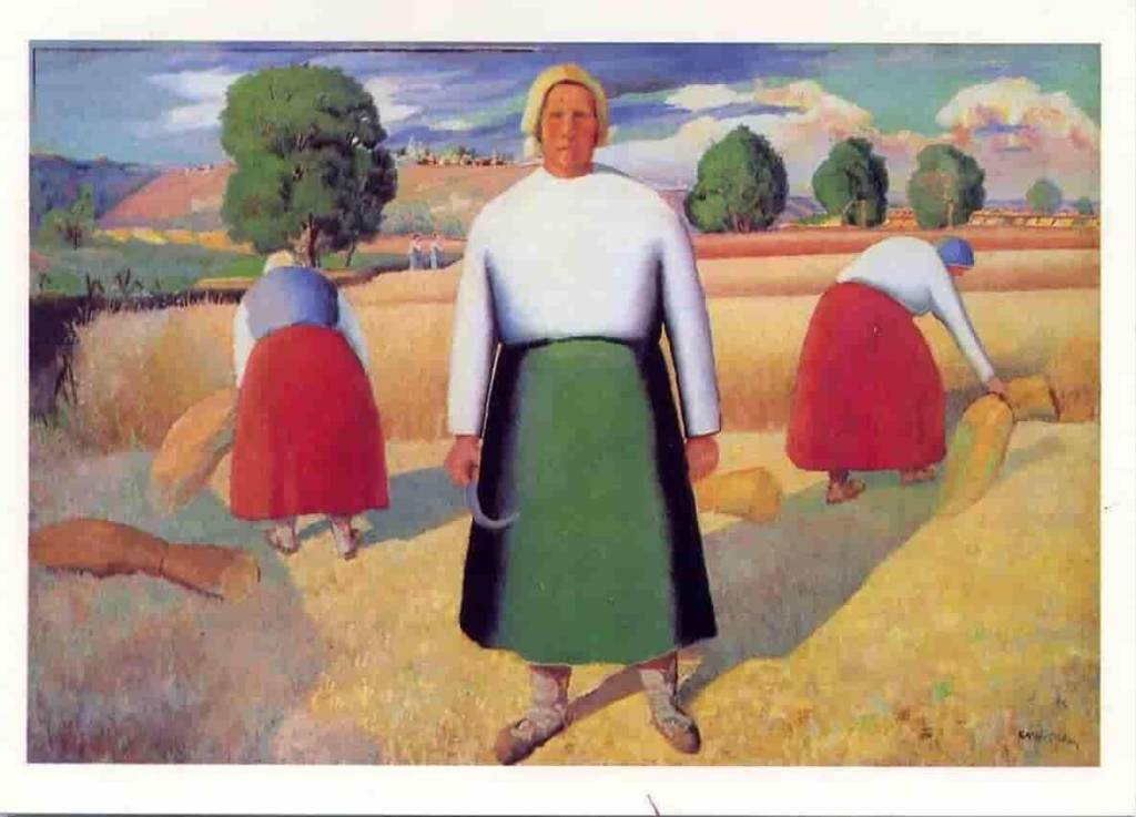 Казимир Малевич «Жнецы» — современное прочтение