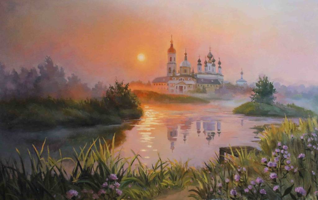 На закате.Маргарита Щептева63x98x215000 ₽
