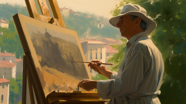 Художник думает о том, где он будет продавать свою работу. На Mastera Art конечно!