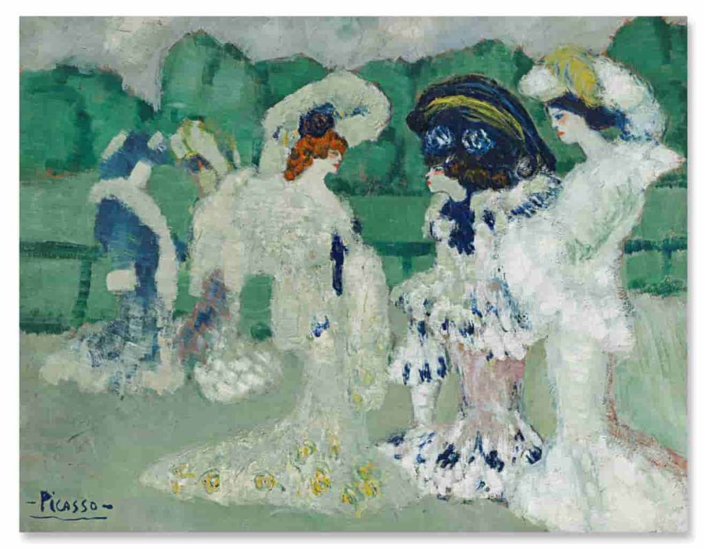 Marc Chagall — L’Accordéoniste dans le bec ou Ciel d’hiver